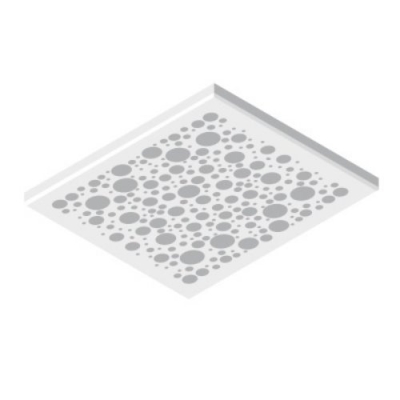 Renson Afdekpl. XD75 AQUA Ø125mm 170×170 Roosters