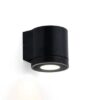 Wever & Ducre DUCRE TUBE 1.0 PAR16 textuur zwart GU10 muur buiten down rond Wandarmaturen