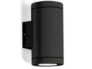 Wever & Ducre DUCRE TUBE 2.0 PAR16 textuur zwart GU10 muur buiten up/down rond Wandarmaturen