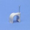 60 x Legrand Hechtklem Fixfor ronde kabel diam. 19mm -grijs- spijker 20mm Nagelklemmen