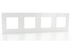 Legrand Valena Next afdekplaat 4 mechanismen hor/vert centerafstand 71mm wit Valena Next Wit