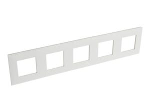 Legrand Valena Next afdekplaat 5 mechanismen hor/vert centerafstand 71mm wit Valena Next Wit