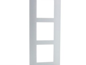 Legrand Valena Next afdekplaat 3 mechanismen vert centerafstand 57mm alu Valena Next Aluminium