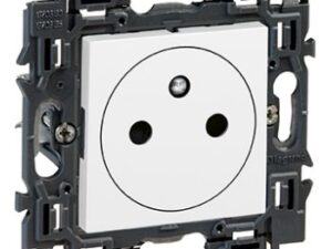 Legrand Valena Next vlakke contactdoos 2P+A 16A volledig apparaat wit met spanklauwen Valena Next Wit