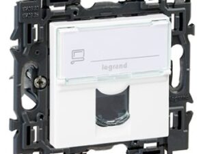Legrand Valena Next contactdoos RJ45 UTP cat6 volledig apparaat wit met spanklauwen Valena Next Wit