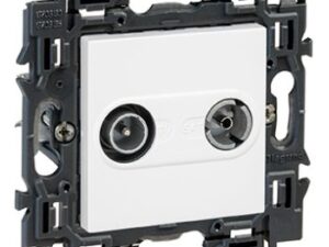 Legrand Valena Next TV/FM contactdoos kabelnetwerk volledig apparaat wit met spanklauwen Valena Next Wit