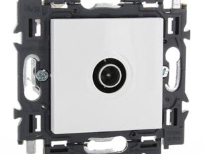 Legrand Valena Next enkelvoudige TV contactdoos volledig apparaat wit met spanklauwen Valena Next Wit