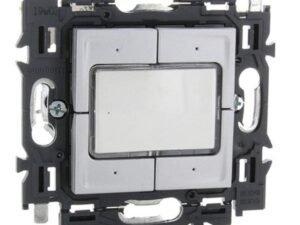 Legrand Valena Next 4 compacte drukknoppen volledig apparaat alu met spanklauwen Valena Next Aluminium