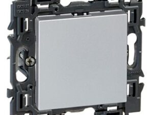 Legrand Valena Next blindplaat volledig apparaat alu met spanklauwen Valena Next Aluminium
