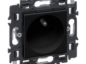 Legrand Valena Next contactdoos 2P+A 16A volledig apparaat zwart met spanklauwen Valena Next Zwart