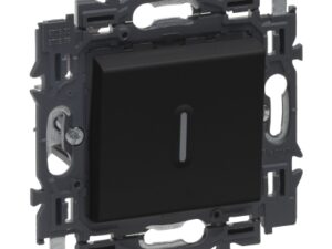 Legrand Valena Next wisselschakelaar verlicht 10AX volledig apparaat zwart met spankl Valena Next Zwart