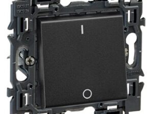 Legrand Valena Next tweepolige schakelaar 16AX volledig apparaat zwart + spankl verlicht Valena Next Zwart