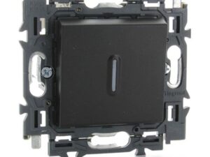 Legrand Valena Next drukknop verlicht 6A volledig apparaat zwart met spanklauwen Valena Next Zwart