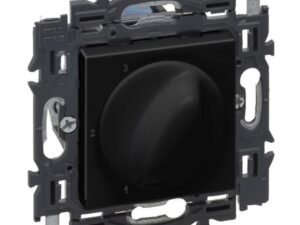 Legrand Valena Next ventilatiebediening 3 posities volledig apparaat zwart met spankl Valena Next Zwart