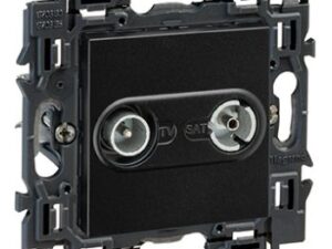 Legrand Valena Next TV/FM contactdoos kabelnetwerk volledig apparaat zwart met spankl Valena Next Zwart