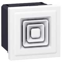 LEGRAND Mosaic zoemer 8V 2 modules wit Mosaic Schakelaars