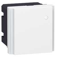 LEGRAND Mosaic overspanningsbeveiliger 16A 250V 50/60Hz 2 modules wit Mosaic Schakelaars
