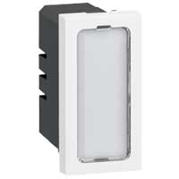 LEGRAND Mosaic enkelvoudige verklikkerlampje 230V 1 module Mosaic Schakelaars