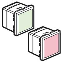 LEGRAND Mosaic signalisatieverlichting LED 2 modules groen/rood Mosaic Schakelaars