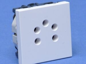 LEGRAND Mosaic contactdoos Belgacom 4 contacten 2 modules wit Mosaic Stopcontacten