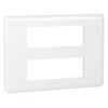LEGRAND Mosaic afdekplaat 2×6 modules wit horizontaal Mosaic afdekplaten