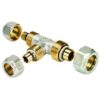 Henco schroef t-stuk 16-16-16mm Henco schroefkoppelingen T-stukken