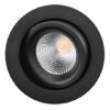 SG Lighting Junistar Lux Isosafe In/Out Zwart Led 3000K Led inbouwspots