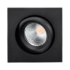 SG Lighting Junistar Lux Square Zwart 8W Led 3000K Led inbouwspots
