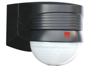 Luxomat Buitenbewegingsmelder 280° reikwijdte 16m zwart Buiten bewegingsdetectoren