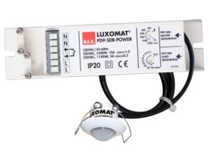 Luxomat Mini-aanwezigheidsmelder PD9- Master IP65 1 kanaal reikwijdte Ø10m inbouw w Aanwezigheidsmelders