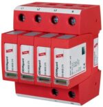 Dehn Vierpolige overspanningsbeveiliging voorTNS 3N400V