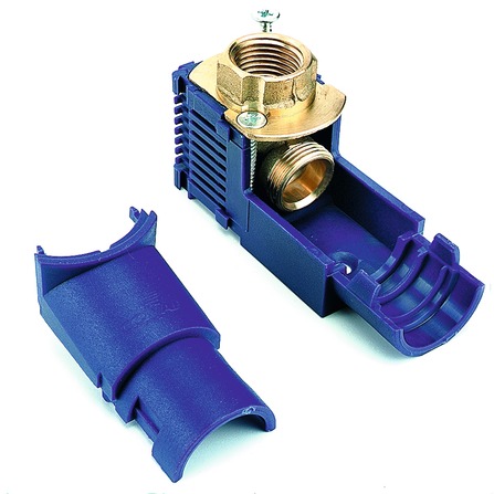 Comap enkele inbouwdoos voor sanitaire toepassingen M22 x 1/2″F Comap inbouwdozen klemkoppeling