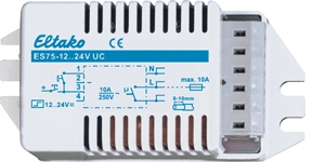 Eltako ES751224VUC Elektr. Impulsschakelaar voor armatuur 1NO 10A Teleruptoren en impulsschakelaars