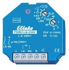 Eltako FSR61LN230V Wireles actor impulsschakelaar/relais voor 2-polig schakelen van L naar N Teleruptoren en impulsschakelaars