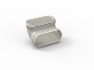 Renson EASYFLEX bocht – verticaal – 125mm 90° EasyFlex