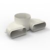 Renson EASYFLEX dubbele ventielaansluiting – diameter 125mm EasyFlex