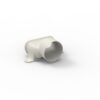 Renson EASYFLEX verloopstuk 140 x 60 mm > Ø 80 mm EasyFlex