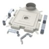 Renson Easyflex plenum haaks + 6 metalen beugels (310 G0013138) Bochten en buizen