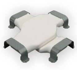 Renson EASYFLEX kruisstuk pivot (2x brugstuk 4x metalen beugel) EasyFlex