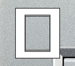 Bticino LivingLight Rechthoekige afdekplaat 3+3 modules Tech Living Light Tech