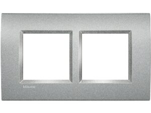 Bticino LivingLight Rechthoekige afdekplaat 2×2 modules 57mm Tech Living Light Tech
