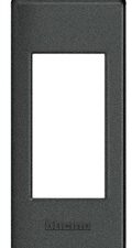 Bticino LivingLight Houder-afdekplaat profiel 1 module antraciet Houders