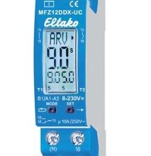 Eltako MFZ12DDXUC Digitaal multifunctioneel tijdrelais 1 wisselcontact 10A Teleruptoren en impulsschakelaars