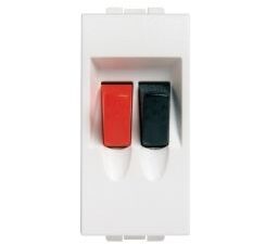 BTICINO Connector Light 2P voor luidspreker Home Cinema automatische klemmen Telefooncontactdozen en audio/video