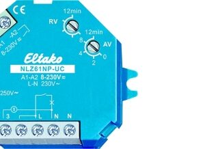 Eltako NLZ61NP8230VUC Nalooprelais inbouw voor univ.spanning 1NO 10A Eltako Relais