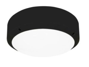 TECHNOLUX LED armatuur Sola 18W 3000K 1550lm IP65 IK10 zwart Plafondarmaturen