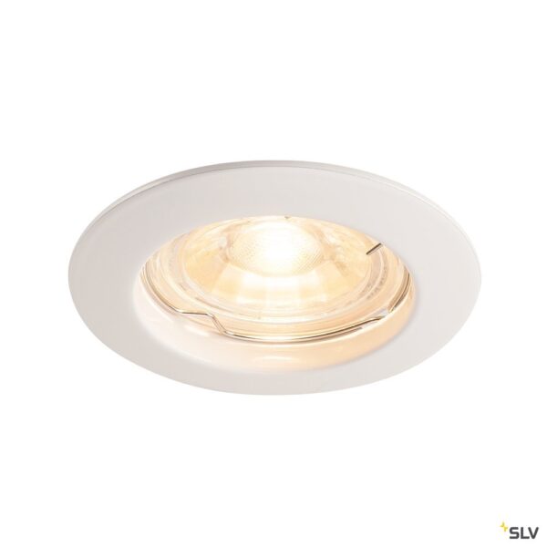 SLV Belgium Pika QPAR51 plafond inbouw vast wit max 50W Inbouwspots GU10