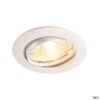 SLV Belgium Pika QPAR51 plafond inbouw richtbaar wit max 50W Inbouwspots GU10