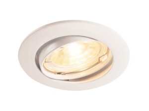 SLV Belgium Pika QPAR51 plafond inbouw richtbaar wit max 50W Inbouwspots GU10