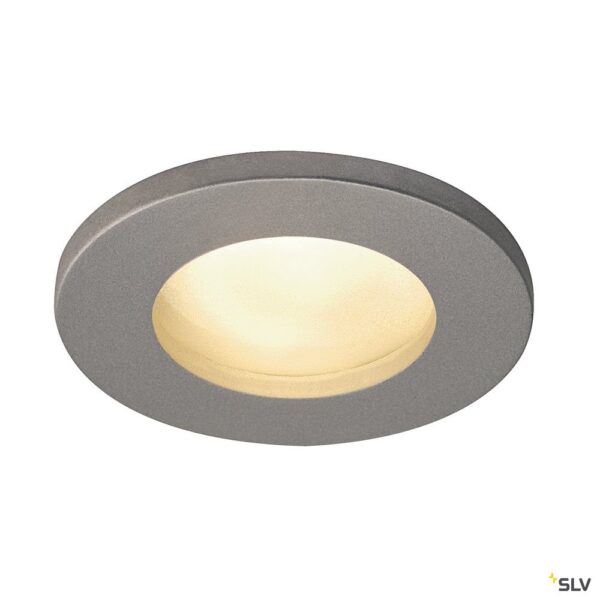 SLV Belgium Dolix GU10 rond inbouwspot zilvergr. Inbouwspots GU10